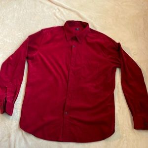 Red Uniqlo Rigged Shirt